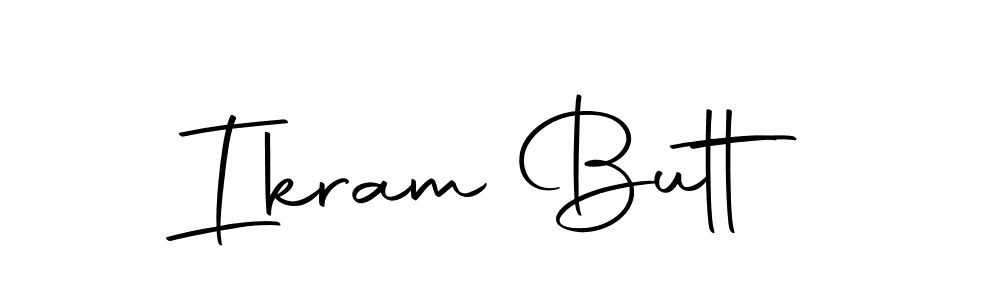 Make a beautiful signature design for name Ikram Butt. Use this online signature maker to create a handwritten signature for free. Ikram Butt signature style 10 images and pictures png