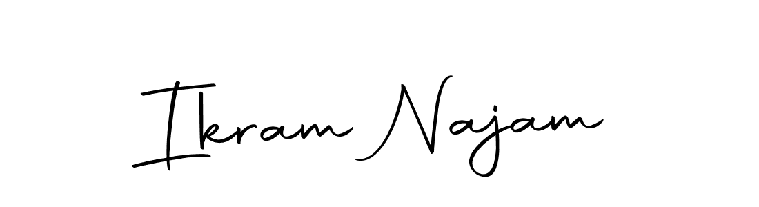 Make a beautiful signature design for name Ikram Najam. Use this online signature maker to create a handwritten signature for free. Ikram Najam signature style 10 images and pictures png