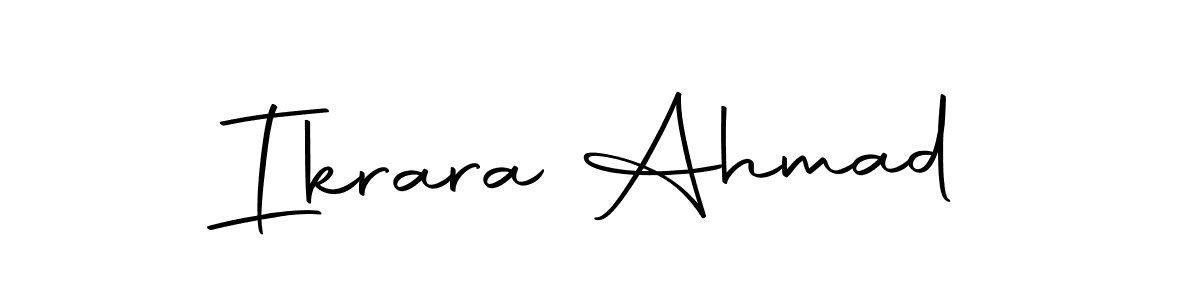 Autography-DOLnW is a professional signature style that is perfect for those who want to add a touch of class to their signature. It is also a great choice for those who want to make their signature more unique. Get Ikrara Ahmad name to fancy signature for free. Ikrara Ahmad signature style 10 images and pictures png