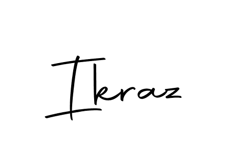 Make a beautiful signature design for name Ikraz. With this signature (Autography-DOLnW) style, you can create a handwritten signature for free. Ikraz signature style 10 images and pictures png