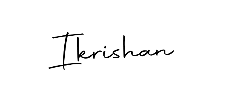 How to make Ikrishan signature? Autography-DOLnW is a professional autograph style. Create handwritten signature for Ikrishan name. Ikrishan signature style 10 images and pictures png