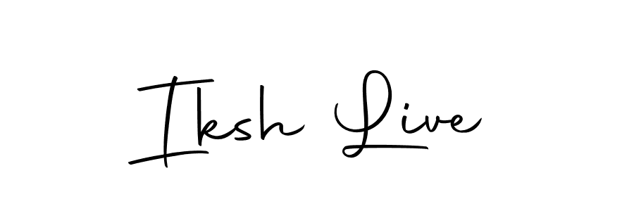 It looks lik you need a new signature style for name Iksh Live. Design unique handwritten (Autography-DOLnW) signature with our free signature maker in just a few clicks. Iksh Live signature style 10 images and pictures png