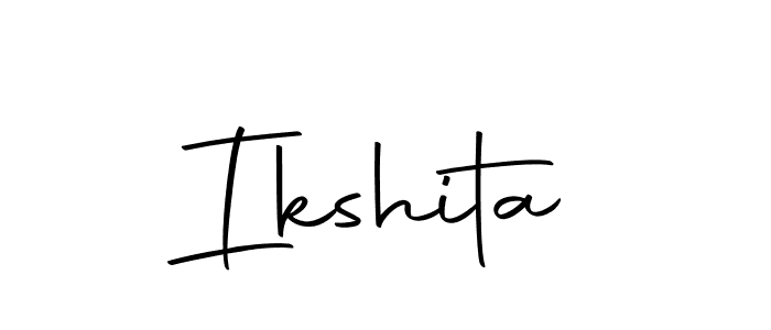 Make a beautiful signature design for name Ikshita. Use this online signature maker to create a handwritten signature for free. Ikshita signature style 10 images and pictures png