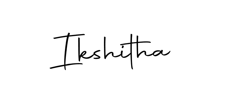 The best way (Autography-DOLnW) to make a short signature is to pick only two or three words in your name. The name Ikshitha include a total of six letters. For converting this name. Ikshitha signature style 10 images and pictures png