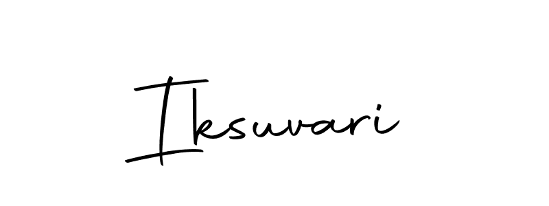 How to make Iksuvari signature? Autography-DOLnW is a professional autograph style. Create handwritten signature for Iksuvari name. Iksuvari signature style 10 images and pictures png