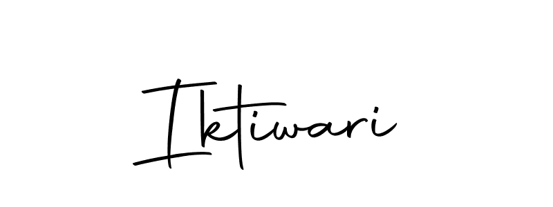 Create a beautiful signature design for name Iktiwari. With this signature (Autography-DOLnW) fonts, you can make a handwritten signature for free. Iktiwari signature style 10 images and pictures png