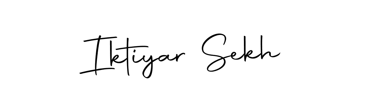 How to make Iktiyar Sekh name signature. Use Autography-DOLnW style for creating short signs online. This is the latest handwritten sign. Iktiyar Sekh signature style 10 images and pictures png