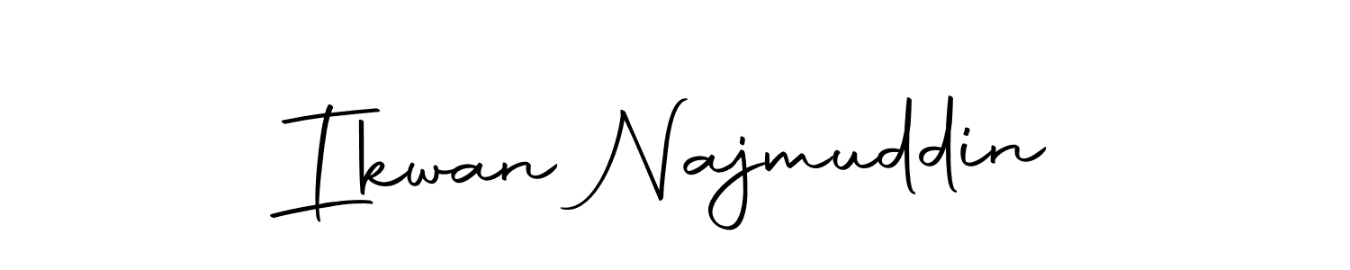 Ikwan Najmuddin stylish signature style. Best Handwritten Sign (Autography-DOLnW) for my name. Handwritten Signature Collection Ideas for my name Ikwan Najmuddin. Ikwan Najmuddin signature style 10 images and pictures png