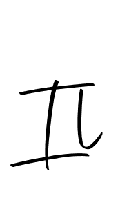 You should practise on your own different ways (Autography-DOLnW) to write your name (Il) in signature. don't let someone else do it for you. Il signature style 10 images and pictures png