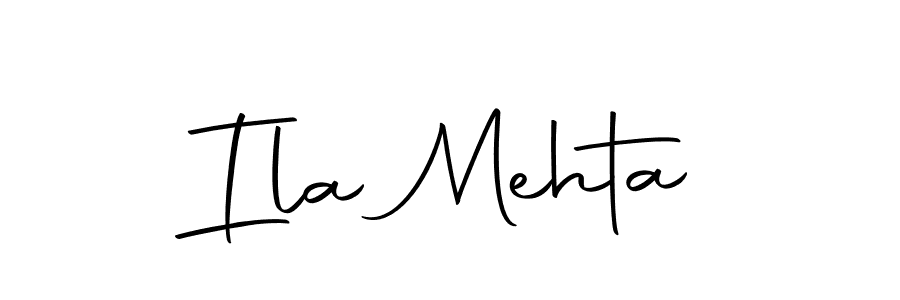 Ila Mehta stylish signature style. Best Handwritten Sign (Autography-DOLnW) for my name. Handwritten Signature Collection Ideas for my name Ila Mehta. Ila Mehta signature style 10 images and pictures png