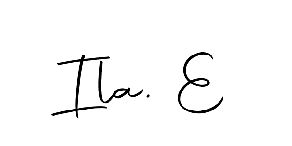 You can use this online signature creator to create a handwritten signature for the name Ila. E. This is the best online autograph maker. Ila. E signature style 10 images and pictures png