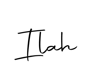 Make a beautiful signature design for name Ilah. With this signature (Autography-DOLnW) style, you can create a handwritten signature for free. Ilah signature style 10 images and pictures png