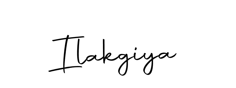 Create a beautiful signature design for name Ilakgiya. With this signature (Autography-DOLnW) fonts, you can make a handwritten signature for free. Ilakgiya signature style 10 images and pictures png