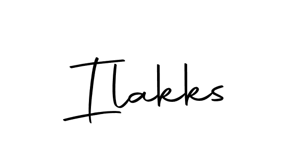 Ilakks stylish signature style. Best Handwritten Sign (Autography-DOLnW) for my name. Handwritten Signature Collection Ideas for my name Ilakks. Ilakks signature style 10 images and pictures png
