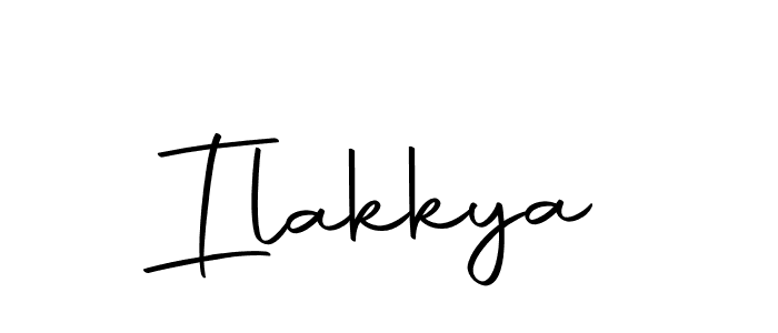 Create a beautiful signature design for name Ilakkya. With this signature (Autography-DOLnW) fonts, you can make a handwritten signature for free. Ilakkya signature style 10 images and pictures png