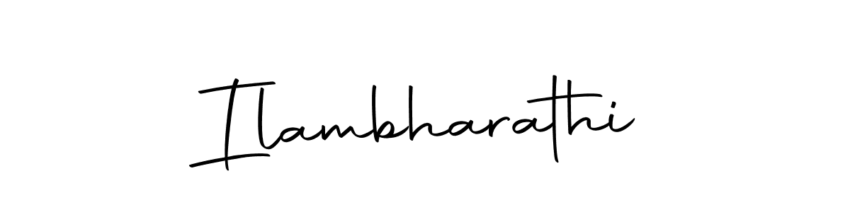 Ilambharathi stylish signature style. Best Handwritten Sign (Autography-DOLnW) for my name. Handwritten Signature Collection Ideas for my name Ilambharathi. Ilambharathi signature style 10 images and pictures png