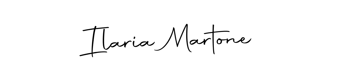 Design your own signature with our free online signature maker. With this signature software, you can create a handwritten (Autography-DOLnW) signature for name Ilaria Martone. Ilaria Martone signature style 10 images and pictures png
