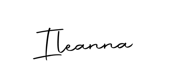 if you are searching for the best signature style for your name Ileanna. so please give up your signature search. here we have designed multiple signature styles  using Autography-DOLnW. Ileanna signature style 10 images and pictures png