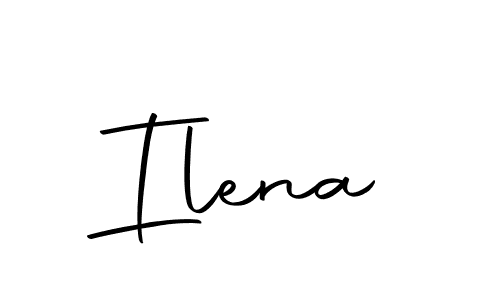 Design your own signature with our free online signature maker. With this signature software, you can create a handwritten (Autography-DOLnW) signature for name Ilena. Ilena signature style 10 images and pictures png