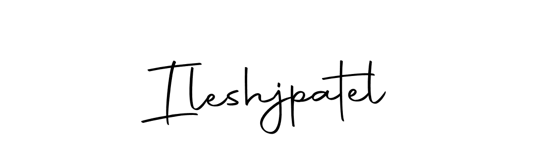 Make a beautiful signature design for name Ileshjpatel. With this signature (Autography-DOLnW) style, you can create a handwritten signature for free. Ileshjpatel signature style 10 images and pictures png