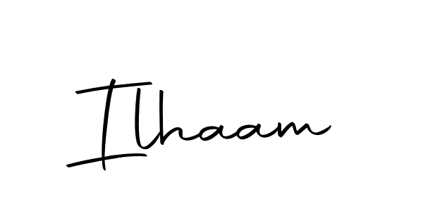 Make a beautiful signature design for name Ilhaam. Use this online signature maker to create a handwritten signature for free. Ilhaam signature style 10 images and pictures png