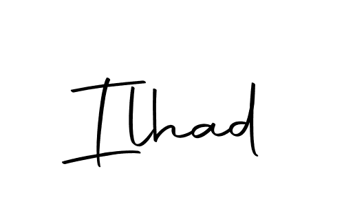 Make a beautiful signature design for name Ilhad. Use this online signature maker to create a handwritten signature for free. Ilhad signature style 10 images and pictures png