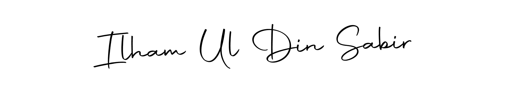 Ilham Ul Din Sabir stylish signature style. Best Handwritten Sign (Autography-DOLnW) for my name. Handwritten Signature Collection Ideas for my name Ilham Ul Din Sabir. Ilham Ul Din Sabir signature style 10 images and pictures png