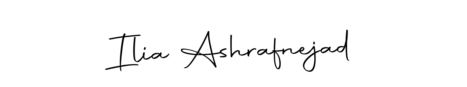 Design your own signature with our free online signature maker. With this signature software, you can create a handwritten (Autography-DOLnW) signature for name Ilia Ashrafnejad. Ilia Ashrafnejad signature style 10 images and pictures png