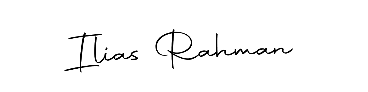 How to make Ilias Rahman signature? Autography-DOLnW is a professional autograph style. Create handwritten signature for Ilias Rahman name. Ilias Rahman signature style 10 images and pictures png