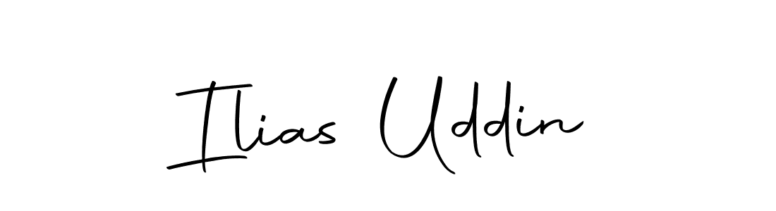 You can use this online signature creator to create a handwritten signature for the name Ilias Uddin. This is the best online autograph maker. Ilias Uddin signature style 10 images and pictures png