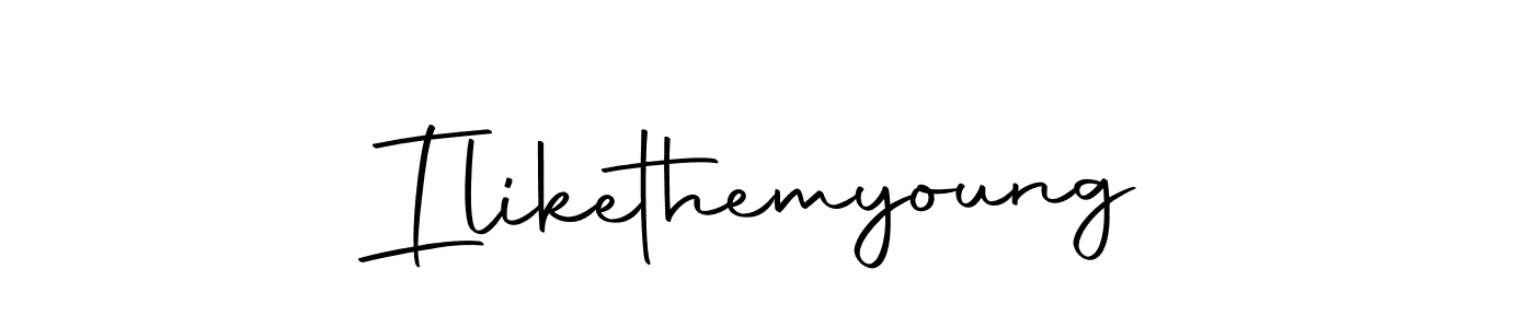 Make a beautiful signature design for name Ilikethemyoung. Use this online signature maker to create a handwritten signature for free. Ilikethemyoung signature style 10 images and pictures png