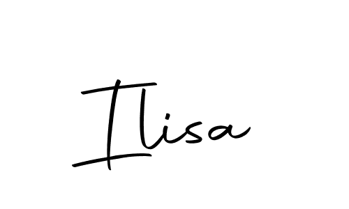 Create a beautiful signature design for name Ilisa. With this signature (Autography-DOLnW) fonts, you can make a handwritten signature for free. Ilisa signature style 10 images and pictures png