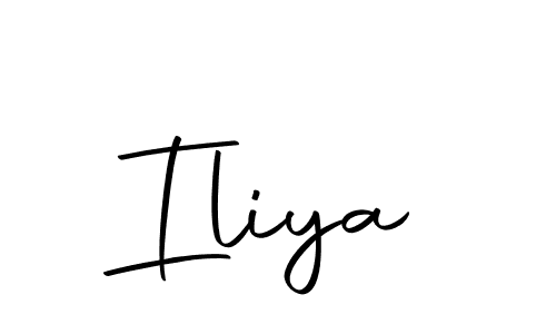 Create a beautiful signature design for name Iliya. With this signature (Autography-DOLnW) fonts, you can make a handwritten signature for free. Iliya signature style 10 images and pictures png