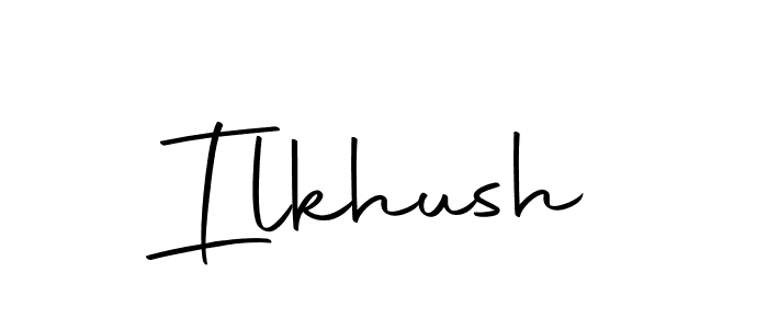 Make a beautiful signature design for name Ilkhush. With this signature (Autography-DOLnW) style, you can create a handwritten signature for free. Ilkhush signature style 10 images and pictures png