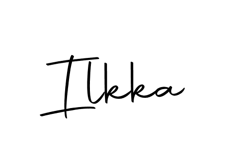 Design your own signature with our free online signature maker. With this signature software, you can create a handwritten (Autography-DOLnW) signature for name Ilkka. Ilkka signature style 10 images and pictures png