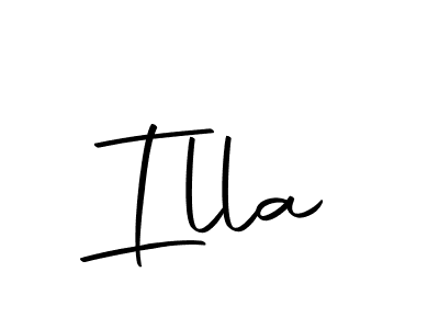 How to make Illa signature? Autography-DOLnW is a professional autograph style. Create handwritten signature for Illa name. Illa signature style 10 images and pictures png