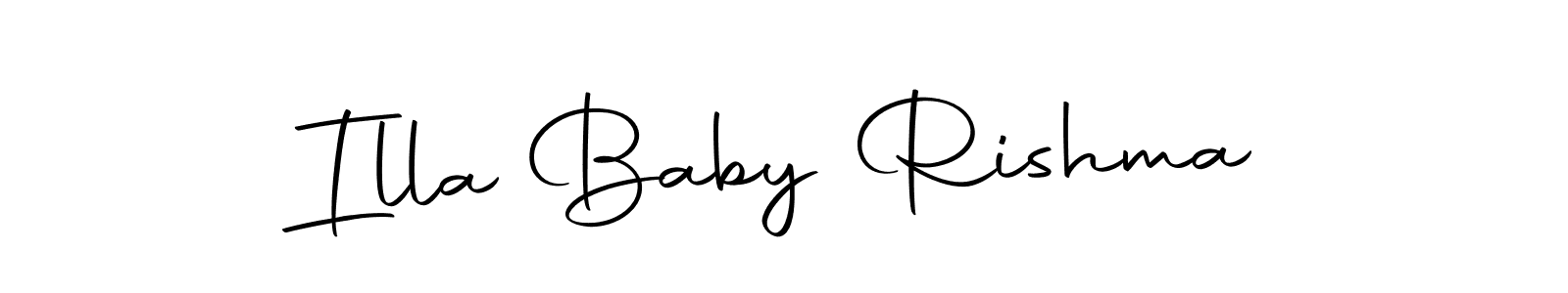 You should practise on your own different ways (Autography-DOLnW) to write your name (Illa Baby Rishma) in signature. don't let someone else do it for you. Illa Baby Rishma signature style 10 images and pictures png