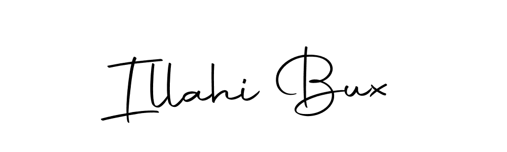 Make a beautiful signature design for name Illahi Bux. Use this online signature maker to create a handwritten signature for free. Illahi Bux signature style 10 images and pictures png