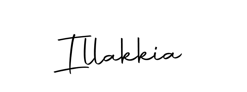 Illakkia stylish signature style. Best Handwritten Sign (Autography-DOLnW) for my name. Handwritten Signature Collection Ideas for my name Illakkia. Illakkia signature style 10 images and pictures png