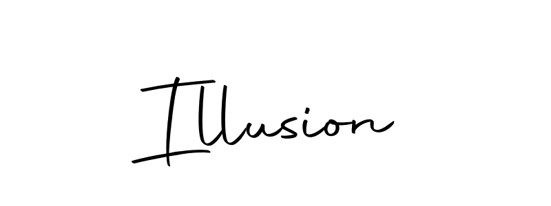 Use a signature maker to create a handwritten signature online. With this signature software, you can design (Autography-DOLnW) your own signature for name Illusion. Illusion signature style 10 images and pictures png