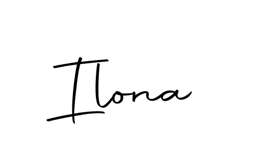 Create a beautiful signature design for name Ilona. With this signature (Autography-DOLnW) fonts, you can make a handwritten signature for free. Ilona signature style 10 images and pictures png