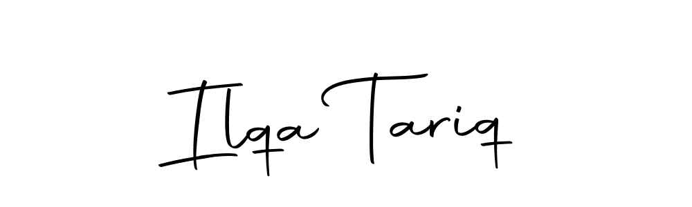 Create a beautiful signature design for name Ilqa Tariq. With this signature (Autography-DOLnW) fonts, you can make a handwritten signature for free. Ilqa Tariq signature style 10 images and pictures png