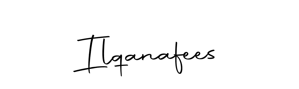 Design your own signature with our free online signature maker. With this signature software, you can create a handwritten (Autography-DOLnW) signature for name Ilqanafees. Ilqanafees signature style 10 images and pictures png