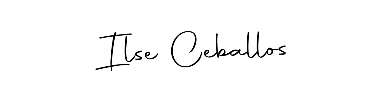 Use a signature maker to create a handwritten signature online. With this signature software, you can design (Autography-DOLnW) your own signature for name Ilse Ceballos. Ilse Ceballos signature style 10 images and pictures png