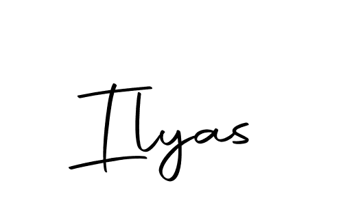 How to make Ilyas signature? Autography-DOLnW is a professional autograph style. Create handwritten signature for Ilyas name. Ilyas signature style 10 images and pictures png