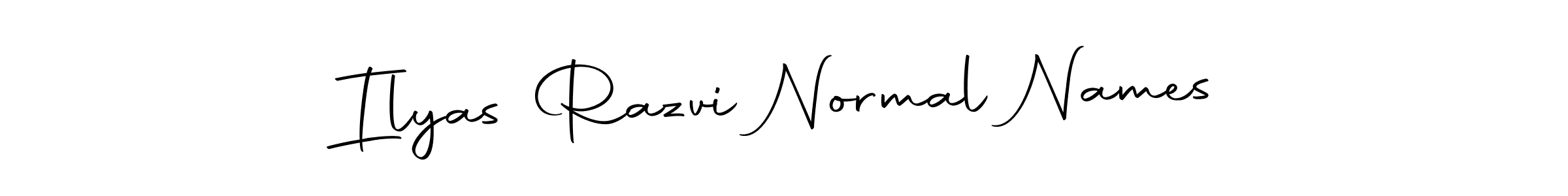 It looks lik you need a new signature style for name Ilyas Razvi Normal Names. Design unique handwritten (Autography-DOLnW) signature with our free signature maker in just a few clicks. Ilyas Razvi Normal Names signature style 10 images and pictures png