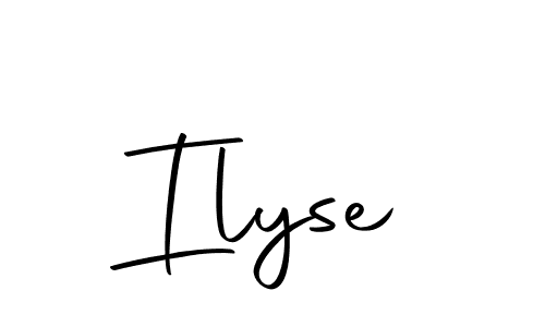 How to make Ilyse name signature. Use Autography-DOLnW style for creating short signs online. This is the latest handwritten sign. Ilyse signature style 10 images and pictures png