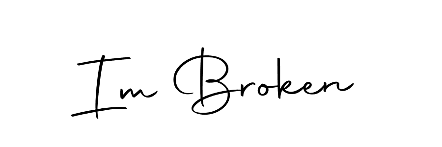 Here are the top 10 professional signature styles for the name Im Broken. These are the best autograph styles you can use for your name. Im Broken signature style 10 images and pictures png