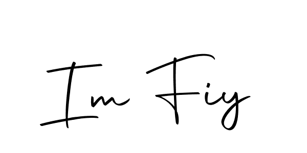 Similarly Autography-DOLnW is the best handwritten signature design. Signature creator online .You can use it as an online autograph creator for name Im Fiy. Im Fiy signature style 10 images and pictures png