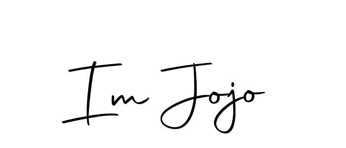 How to make Im Jojo name signature. Use Autography-DOLnW style for creating short signs online. This is the latest handwritten sign. Im Jojo signature style 10 images and pictures png